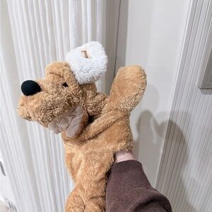 Ganz Bros Toys Vintage Wrinkles Dog Plush Hand Puppet 1981 RARE One Of A Kind